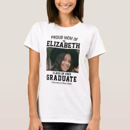 Camiseta Turma de 2025 Formanda Mãe Orgulhosa Personalizado