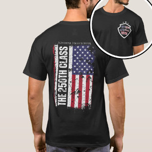 Camiseta Turma de 2026 250º Aniversário Graduado Vintage