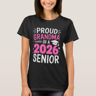 Camiseta Turma De 2026 Avó Orgulhosa Avó De Um Graduado