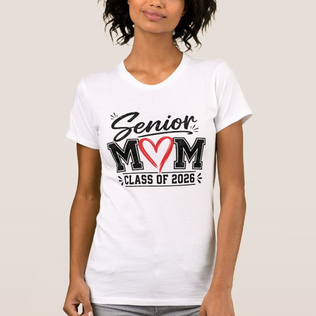 Camiseta Turma de 2026 da Mãe Sênior (Frente)