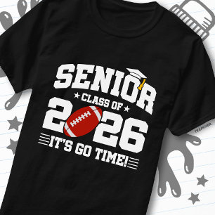 Camiseta Turma de 2026 É Hora de Ir Futebol Graduado