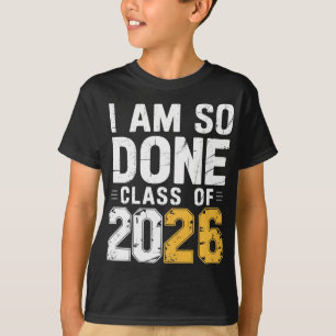 Camiseta Turma De 2026 Estou Tão Cansado Da Graduação Para
