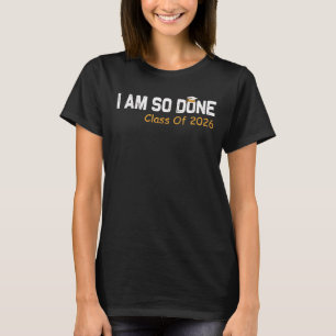 Camiseta Turma de 2026 Estou Tão Pronto Formatura para Ele