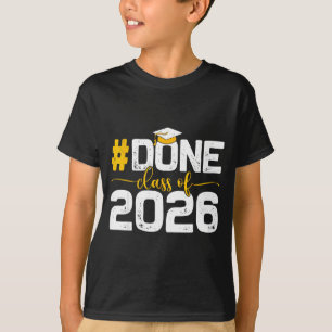 Camiseta Turma de 2026 fez graduação para ela mulheres eu