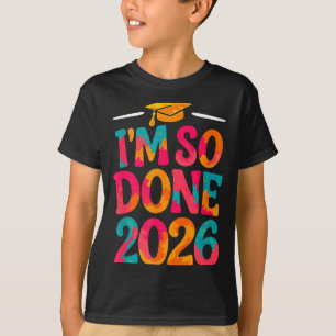 Camiseta Turma de 2026 formada faculdade escola ensino médi