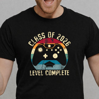 Camiseta Turma de 2026 Nível Completo Graduação em Video Ga