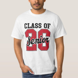Camiseta Turma De 2026 Senior 2026 Primeiro Dia De Aula 202