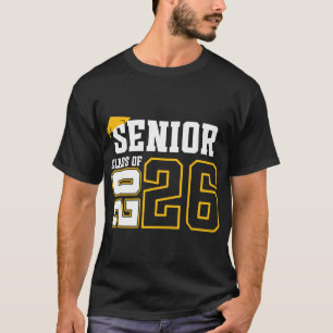 Camiseta Turma De 2026 Senior 26 Graduação No Ensino Médio 