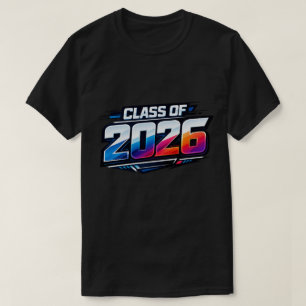 Camiseta Turma de 2026 Tipografia Moderna e Negrito