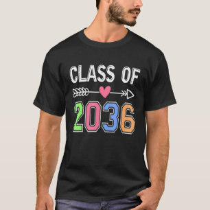 Camiseta Turma De 2036 Arco-íris Pré K Jardim De Infância G