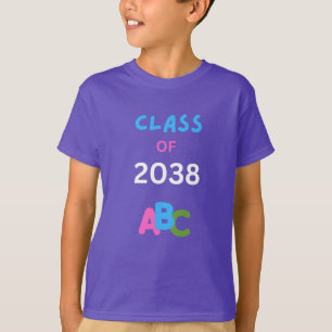 Camiseta Turma de 2038 com abc