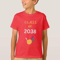 Turma de 2038 com tinta de dedo