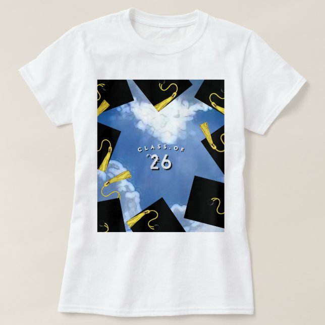 Camiseta Turma de Formatura de 2026 (Frente do Design)