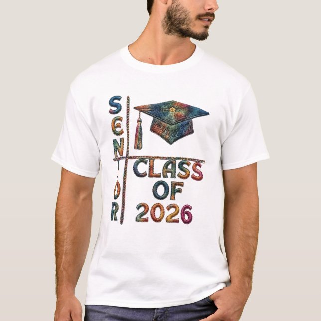 Camiseta Turma de Formatura de 2026 (Frente)
