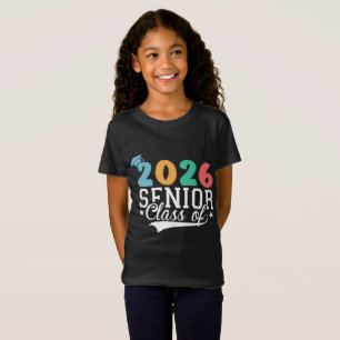 Camiseta Turma de Formatura de 2026 Chapéu de Formatura Col