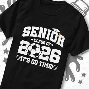 Camiseta Turma de Formatura de 2026 É Hora de Ir Futebol Gr