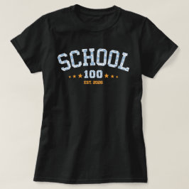Camiseta Turma de Formatura Personalizada de 2026 Floral Az