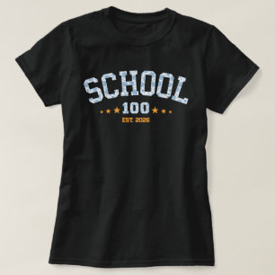 Camiseta Turma de Formatura Personalizada de 2026 Floral Az