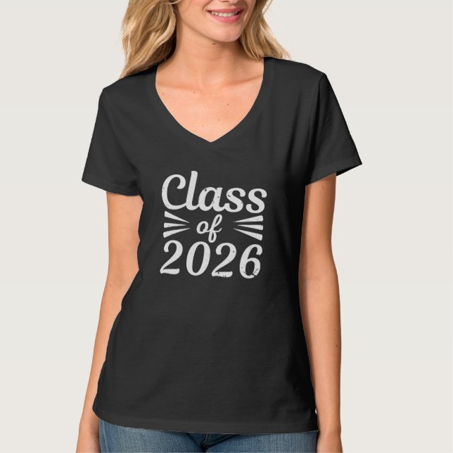 Camiseta Turma de Graduação de 2026 (Frente)