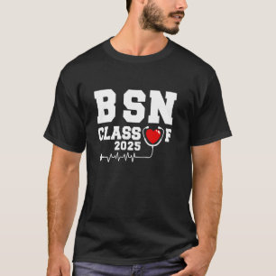 Camiseta Turma de Graduação em Enfermagem BSN 2025 G