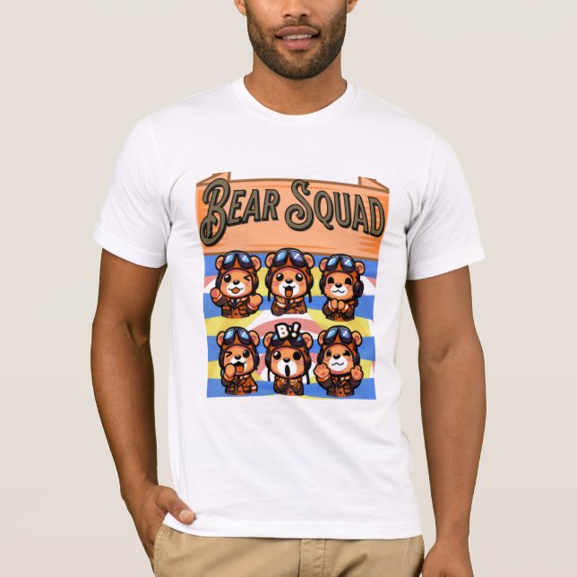 Camiseta Turma do Urso - Selvagem no Coração" (Frente)