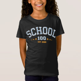 Camiseta Turma Sênior Personalizada De 2026 Graduação Azul 