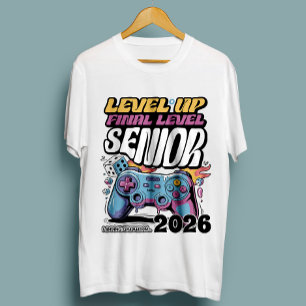 Camiseta Turma Sênior Personalizada de 2026, Graduado de Jo