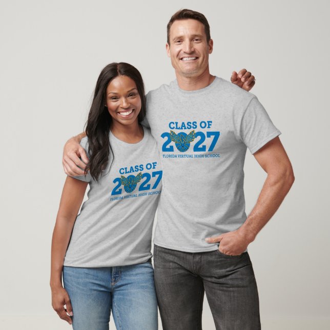 Camiseta Turma Unisex da Florida Virtual HS de 2027  (Unissex)