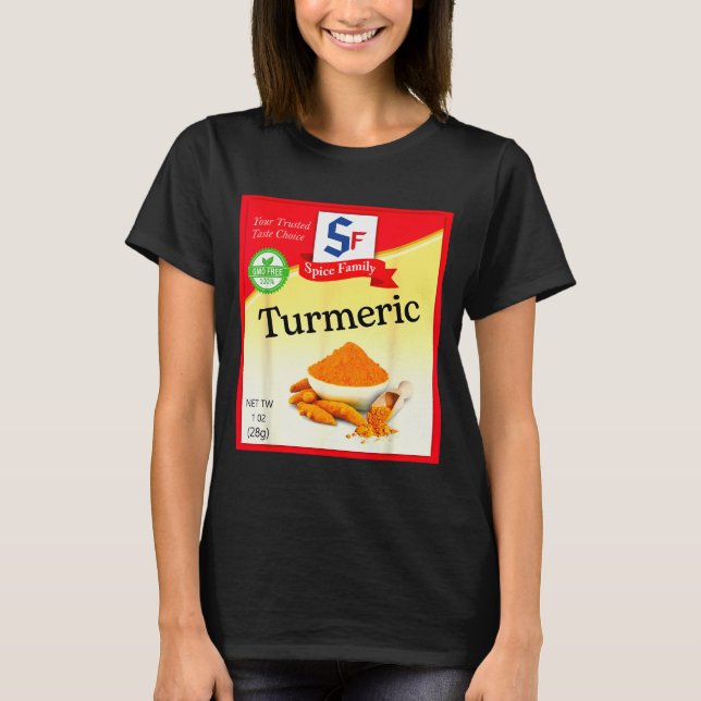 Camiseta Turmeric Condiment Costume Holiday Sce Costumes  (Frente)