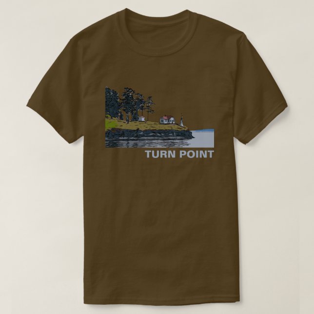 Camiseta TURN POINT - Ilha Stuart (Frente do Design)