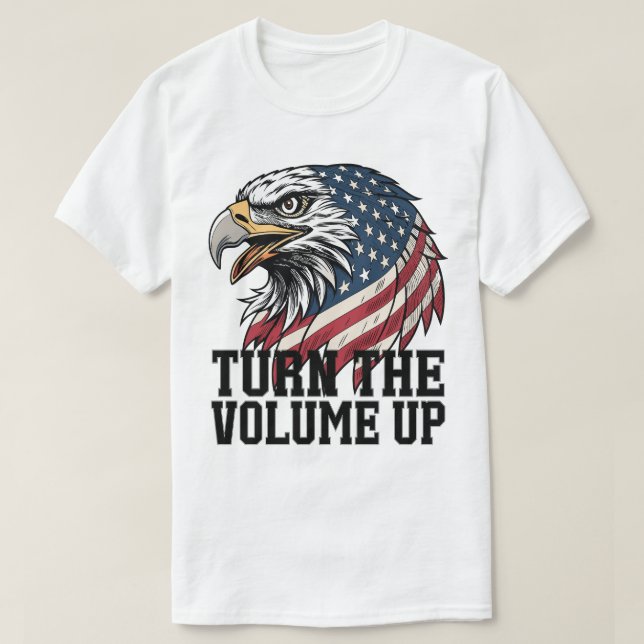 Camiseta Turn The Volume Up New York city American Eagle    (Frente do Design)