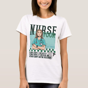 Camiseta Turnê da Enfermeira Retro, Vida de Enfermeira da M