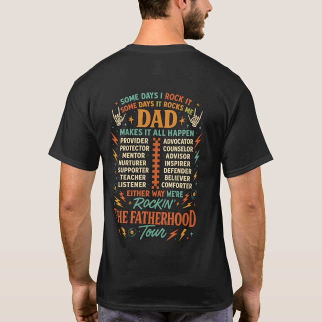 Camiseta Turnê de paternidade (Verso)
