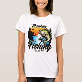 Camiseta Turnê de Pesca Personalizada Truta de Anglas de Pe