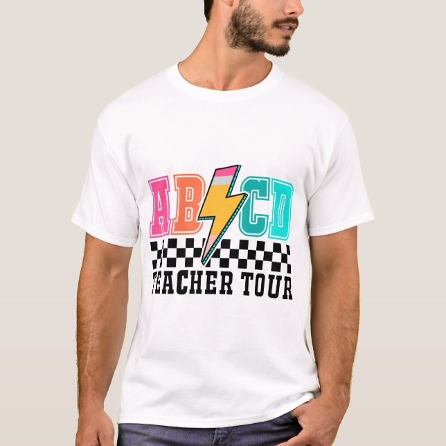 Camiseta Turnê de Professores da ABCD, de volta à escola, s (Frente)