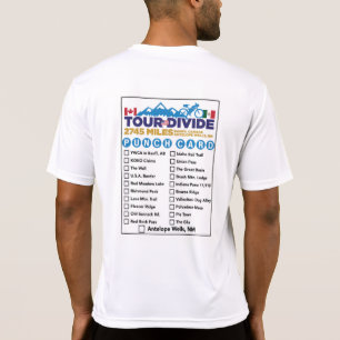 Camiseta Turnê Divide Punch Card