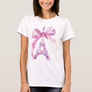 Camiseta Turnê Eiffel Rosa