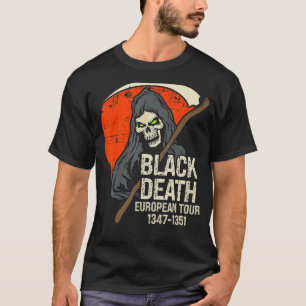 Camiseta Turnê Europeia da Peste Negra 1347 1351 Cegonha So