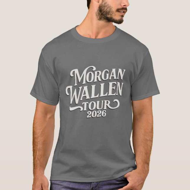 Camiseta Turnê Morgan Wallen 2026 (Frente)
