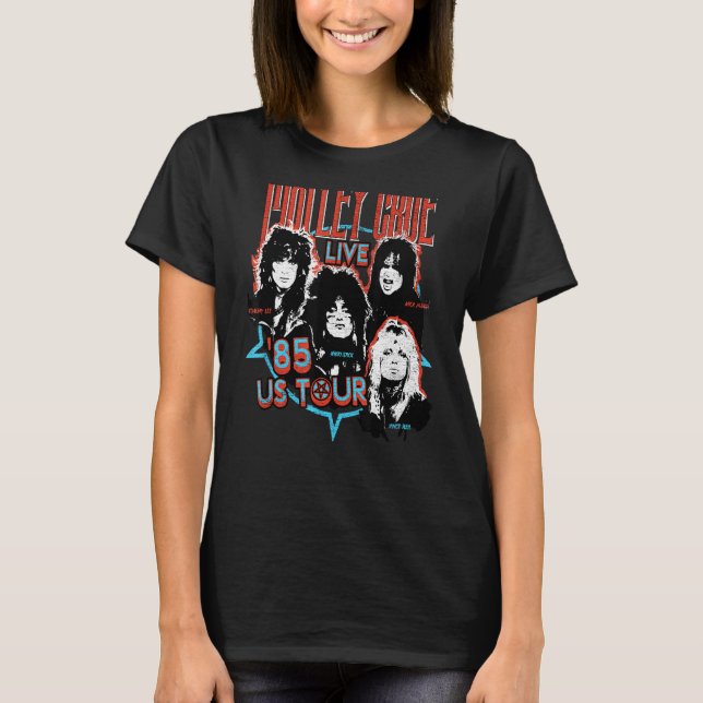Camiseta Turnê Mtley Cre 85 Us (Frente)