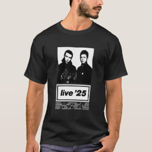 Camiseta Turnê Mundial - Oasis Reunião Ao Vivo 2025