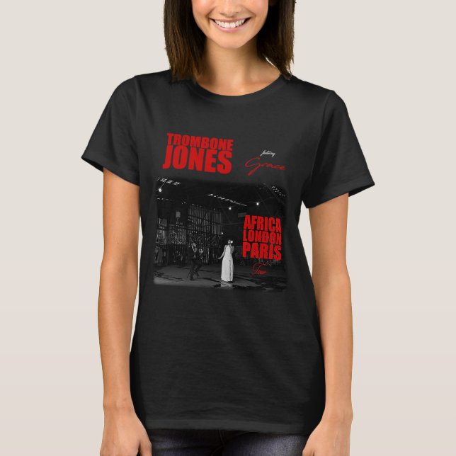Camiseta Turnê Mundial Trombone Jones (Frente)
