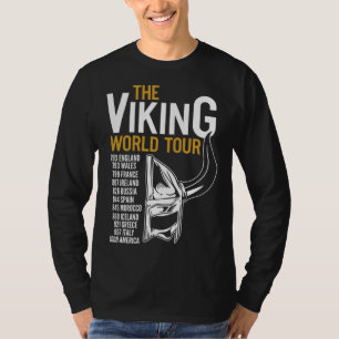 Camiseta Turnê Mundial Viking Mitologia Nórdica Vikings Val