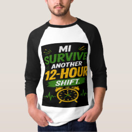 Camiseta turno de 12 horas CNA/Nurse jamaicana personalizad