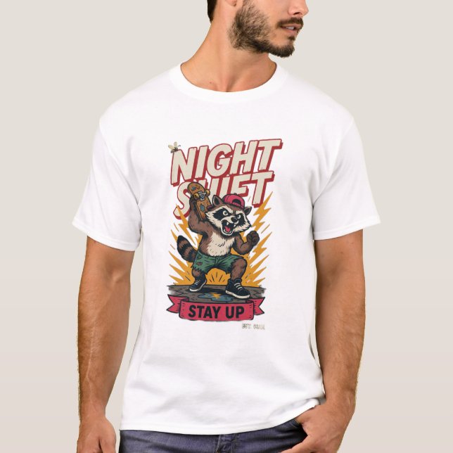 Camiseta turno noturno (Frente)