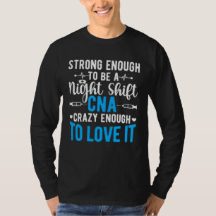 Camiseta Turno Noturno Difícil CNA Enfermeiro Auxiliar Cert