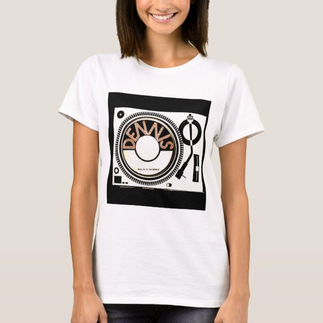 CAMISETA TURNTABLE DE DENNIS (Frente)