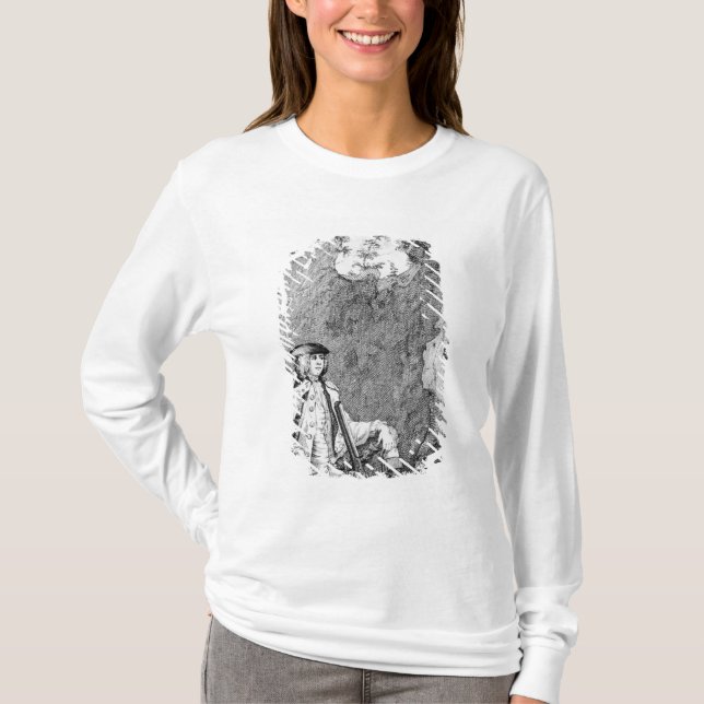 Camiseta Turpin como se escondeu em uma caverna (Frente)