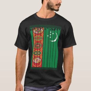 Camiseta Turquemenistão: Turquemenistão, Vintage Turco