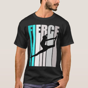 Camiseta Turquesa Feminina Dança Feroz Aniversário Colorido